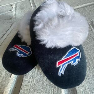 Baby Buffalo Bills Fur Lined Slippers